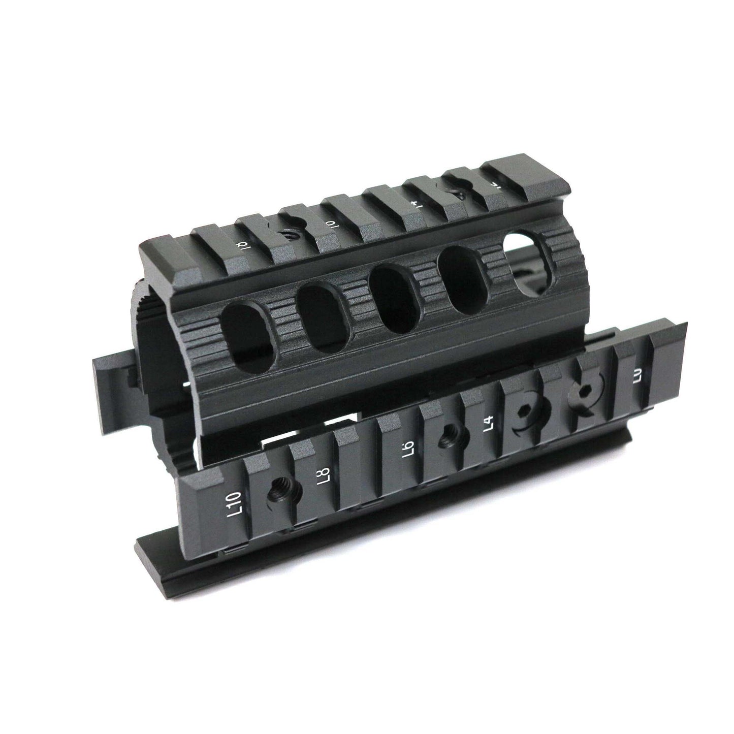 CYMA RIS Rail Handguard for CYMA, Tokyo Marui AK74U Airsoft AEG (Black)