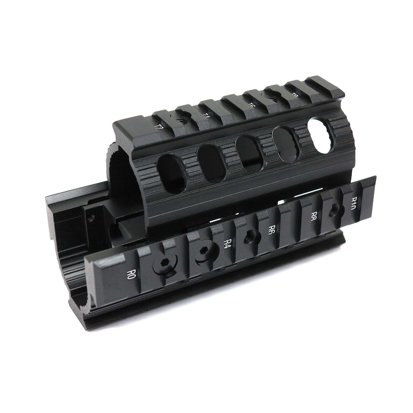 CYMA RIS Rail Handguard for CYMA, Tokyo Marui AK74U Airsoft AEG (Black)