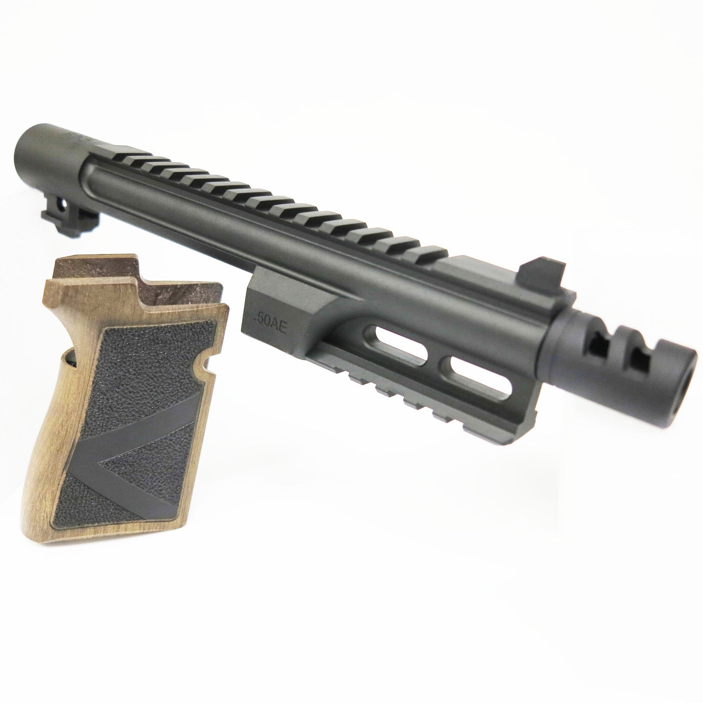 AW Custom 10" Desert Eagle Conversion Kit for Cybergun ( by WE) DE .50AE & L6 .50AE Airsoft GBB (Black)