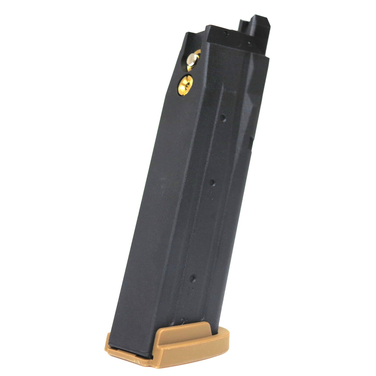 SIG Sauer ProForce 21rd Gas Magazine for VFC / SIG AIR P320 M18 & P320 X Carry Airsoft GBB (Tan)