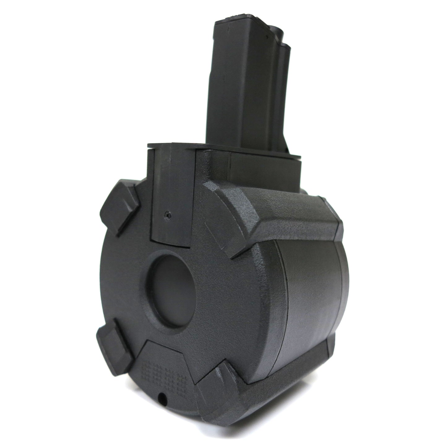 Battleaxe 1400rd Electric Drum Magazine for Tokyo Marui, Umarex, ICS, Classic Army, JG, CYMA MP5 Airsoft AEG (Black)