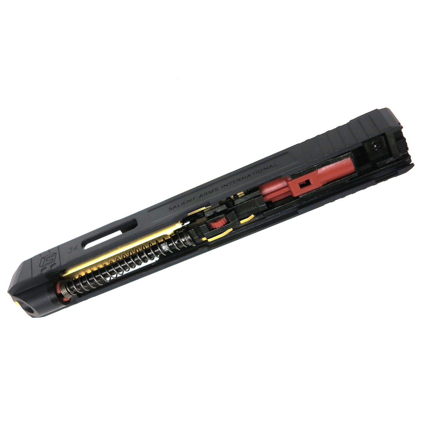 EMG SAI Tier One Competition Upper Slide Kit EMG SAI BLU & WE G17 / G34 Airsoft GBB (Gold Barrel / Black)