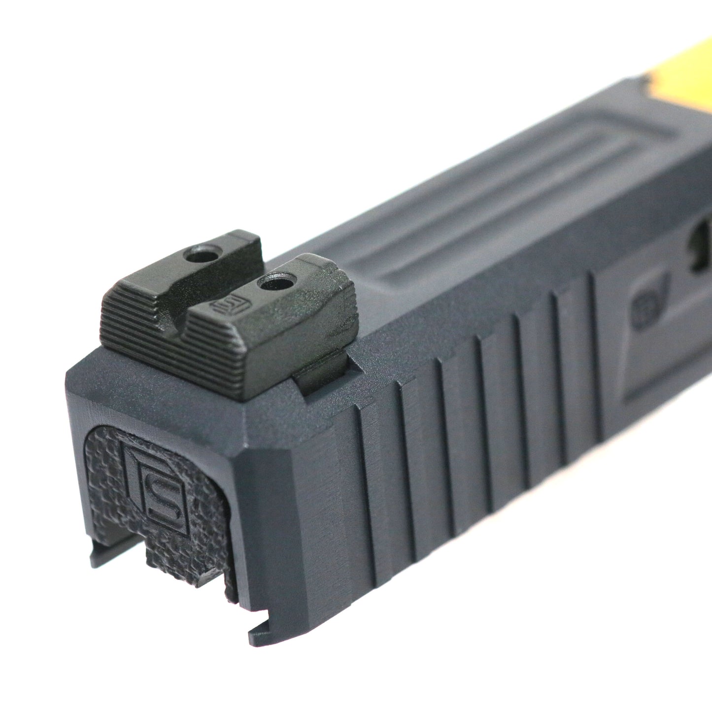 EMG SAI Tier One Competition Upper Slide Kit EMG SAI BLU & WE G17 / G34 Airsoft GBB (Gold Barrel / Black)