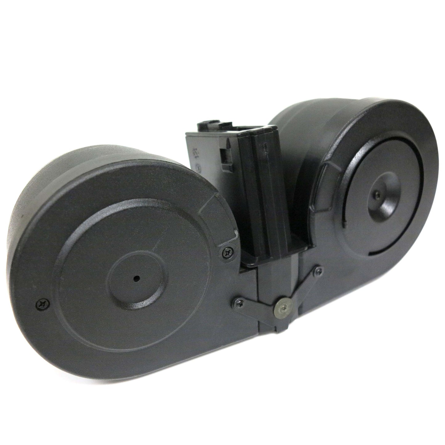 Battleaxe 2500rd Electric C-Mag Drum Magazine for Tokyo Marui, G&P, CYMA, JG, Classic Army M4 / M16 Airsoft AEG (Black)