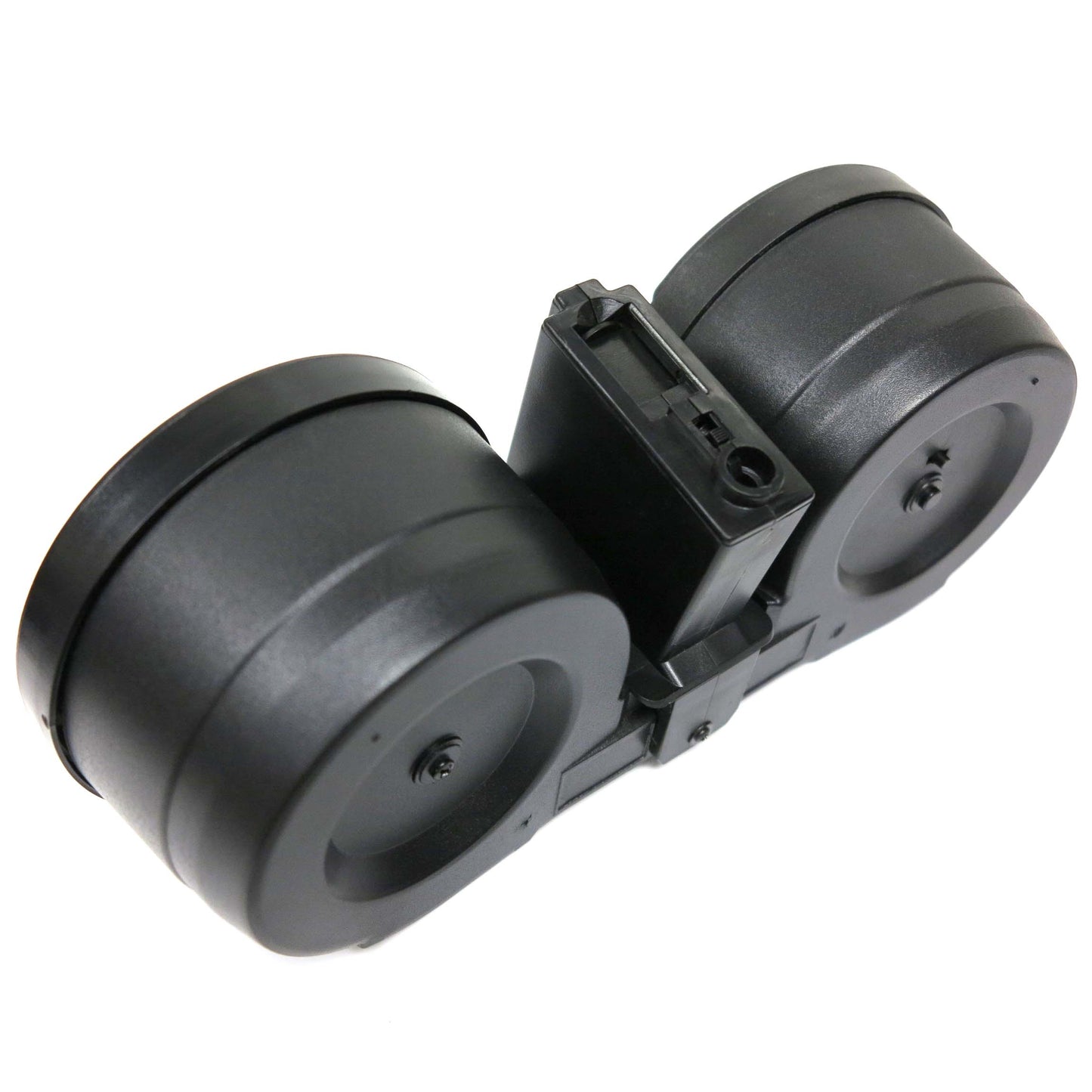Battleaxe 2500rd Electric C-Mag Drum Magazine for Tokyo Marui, G&P, CYMA, JG, Classic Army M4 / M16 Airsoft AEG (Black)
