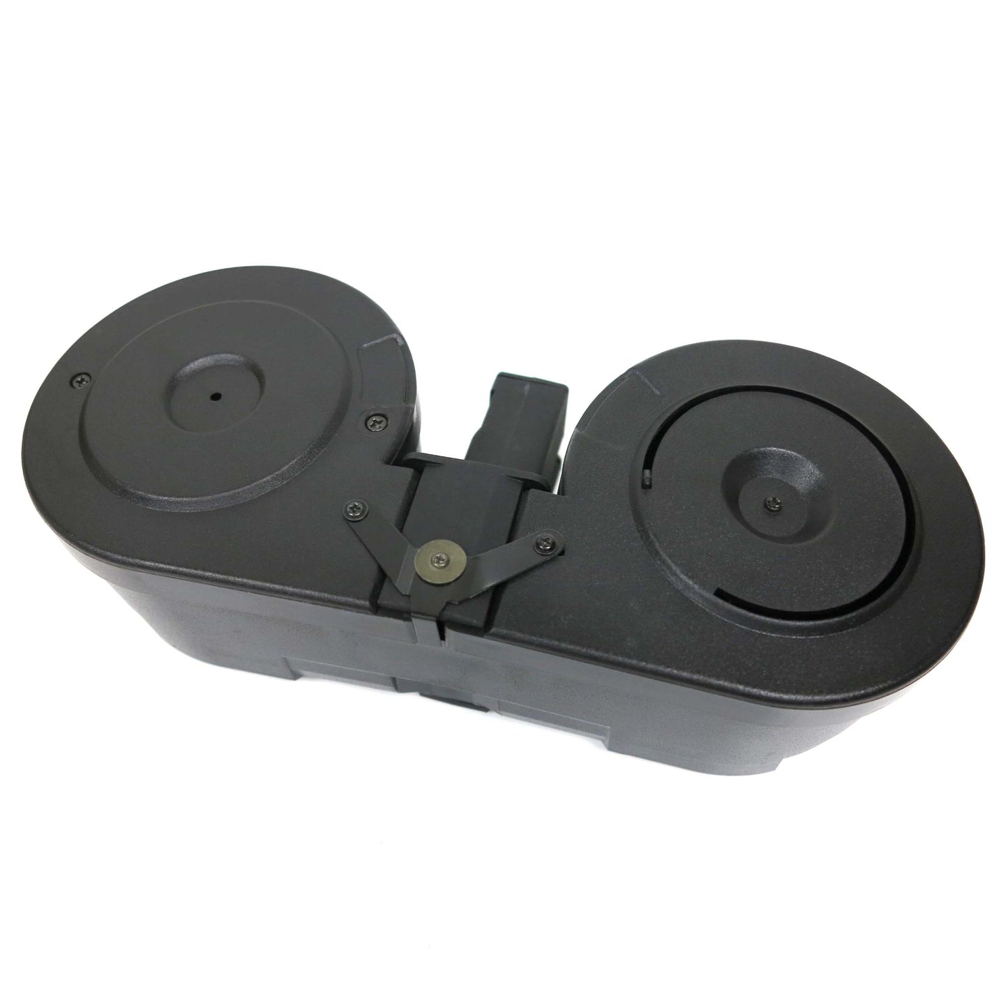 Battleaxe 2500rd Electric C-Mag Drum Magazine for Tokyo Marui, Umarex, ICS, Classic Army, JG, CYMA MP5 Airsoft AEG (Black)