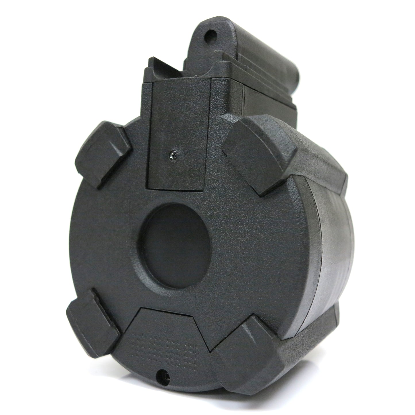 Battleaxe 1400rd Electric Drum Magazine for CYMA, Double Eagle, Tokyo Marui, Golden Eagle M870 Airsoft Shotgun (Black)