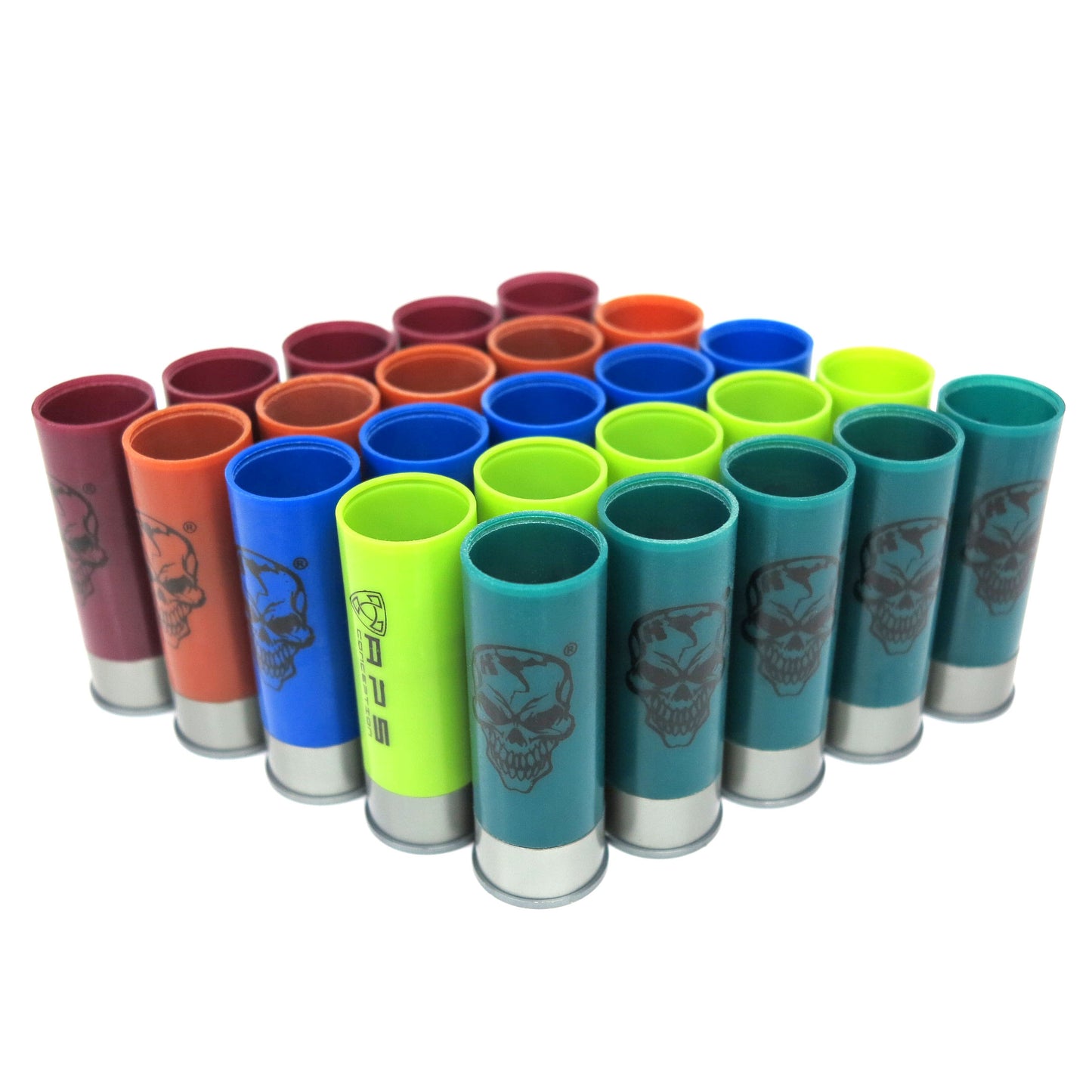 APS 25pcs XPower 11rd CO2 Cartridge for APS CAM870 MK1 / MK3 and Striker-12 Airsoft Shotgun (Multi Color)
