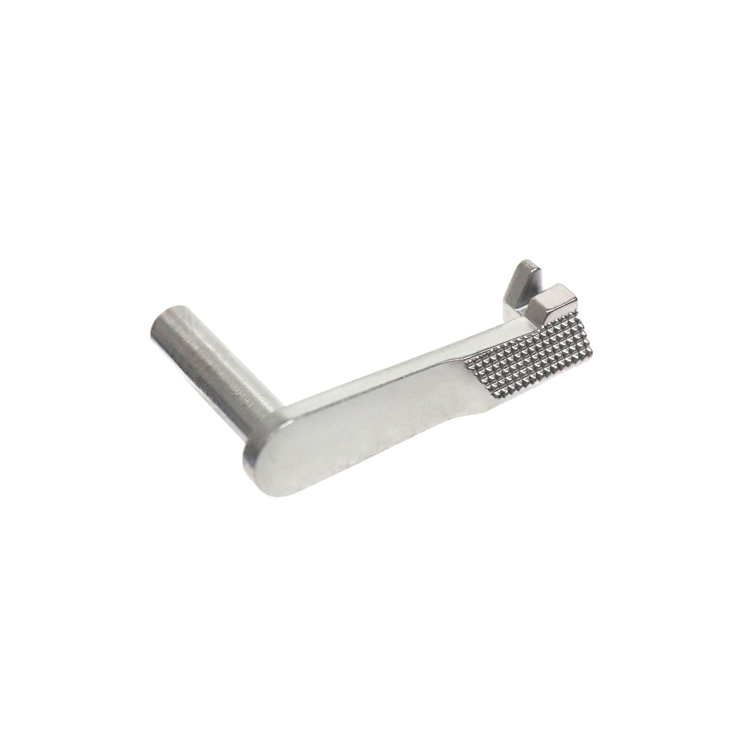 AW Custom NE Slide Stop for AW Custom, Cybergun (by WE), Tokyo Marui, WE 1911 Airsoft GBB (Silver)
