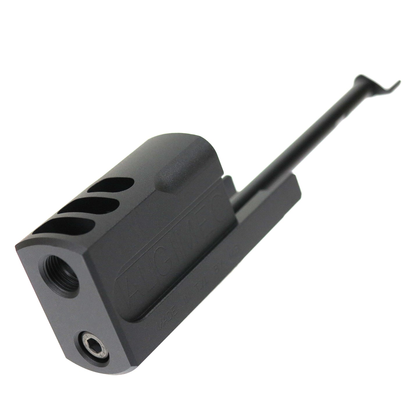 Madbull Hitman M9A1 Compensator for SOCOM GEAR, WE, KJ Works M9A1 Airsoft GBB (Black)