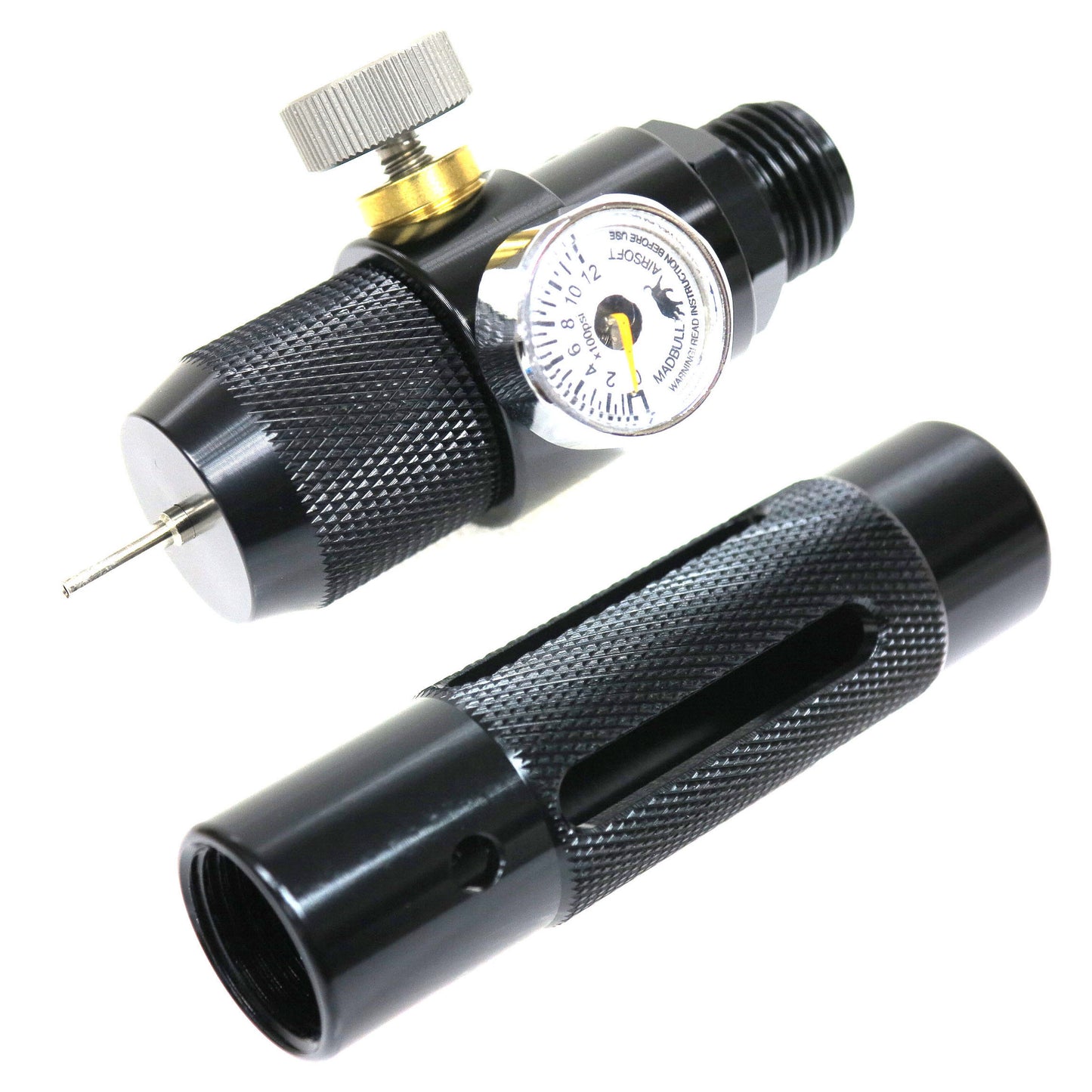 Madbull XM Portable CO2 Charger with Pressure Gauge