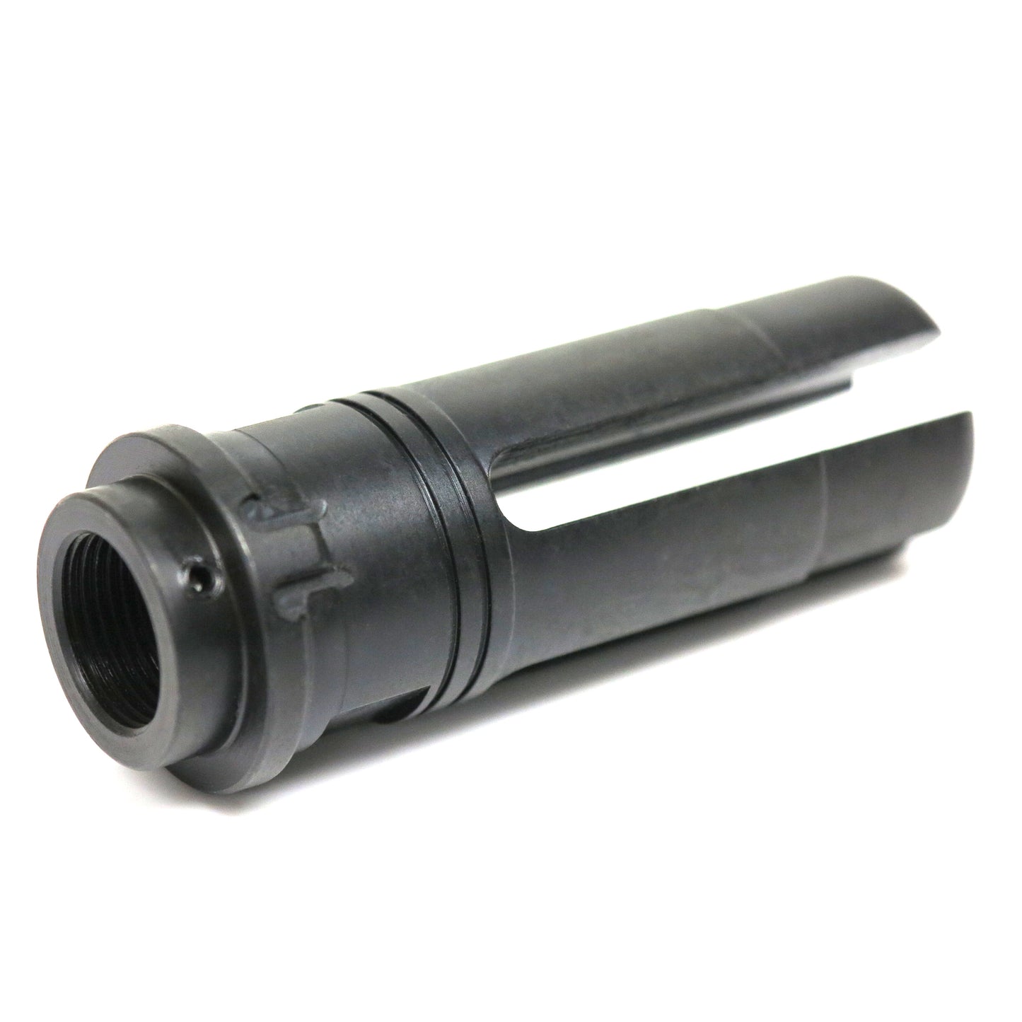 5KU Mini Silencer Version 2 with 4-Prong Flash Hider for Airsoft AEG GBB (-14mm CCW / Tan)