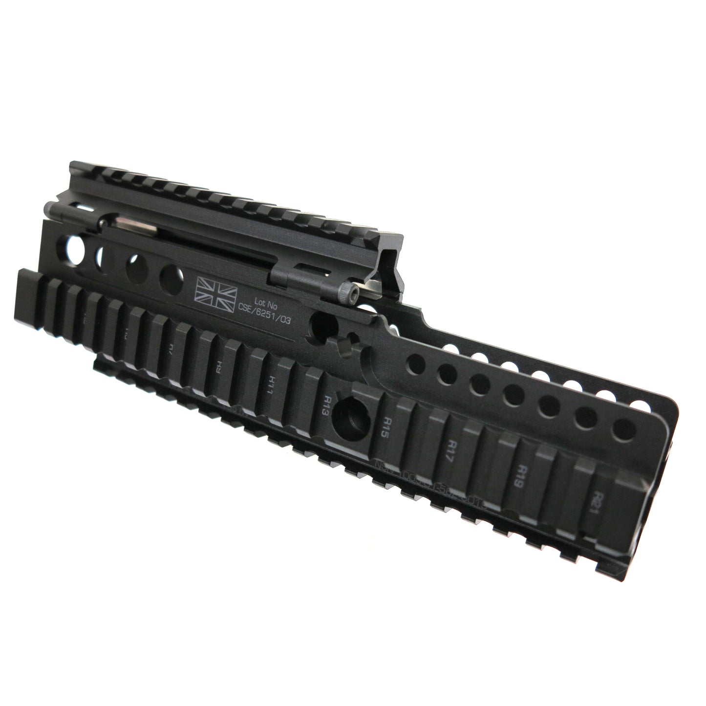 WE Daniel Defense Licensed L85 RIS Handguard for WE L85 Airsoft GBB (Black)