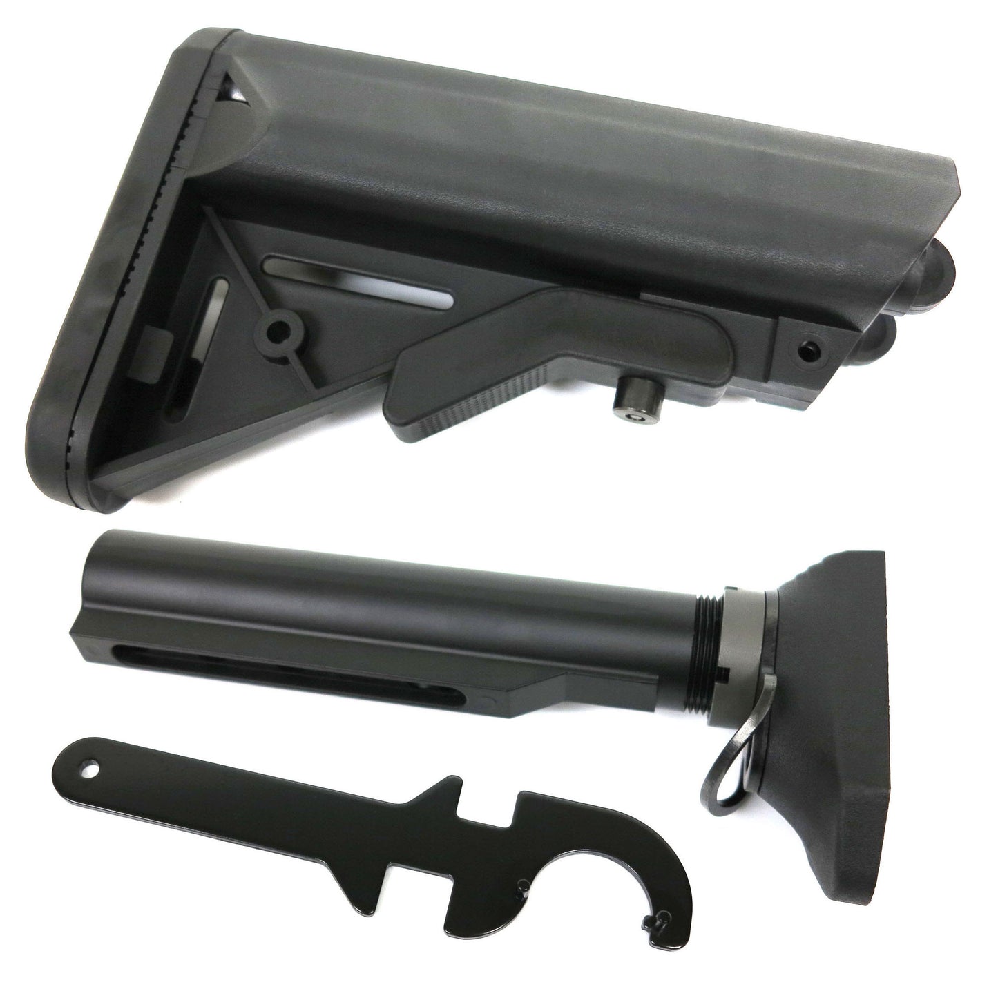 WE M4 Stock Kit for WE SCAR-H & SCAR-L Airsoft GBB (Black)