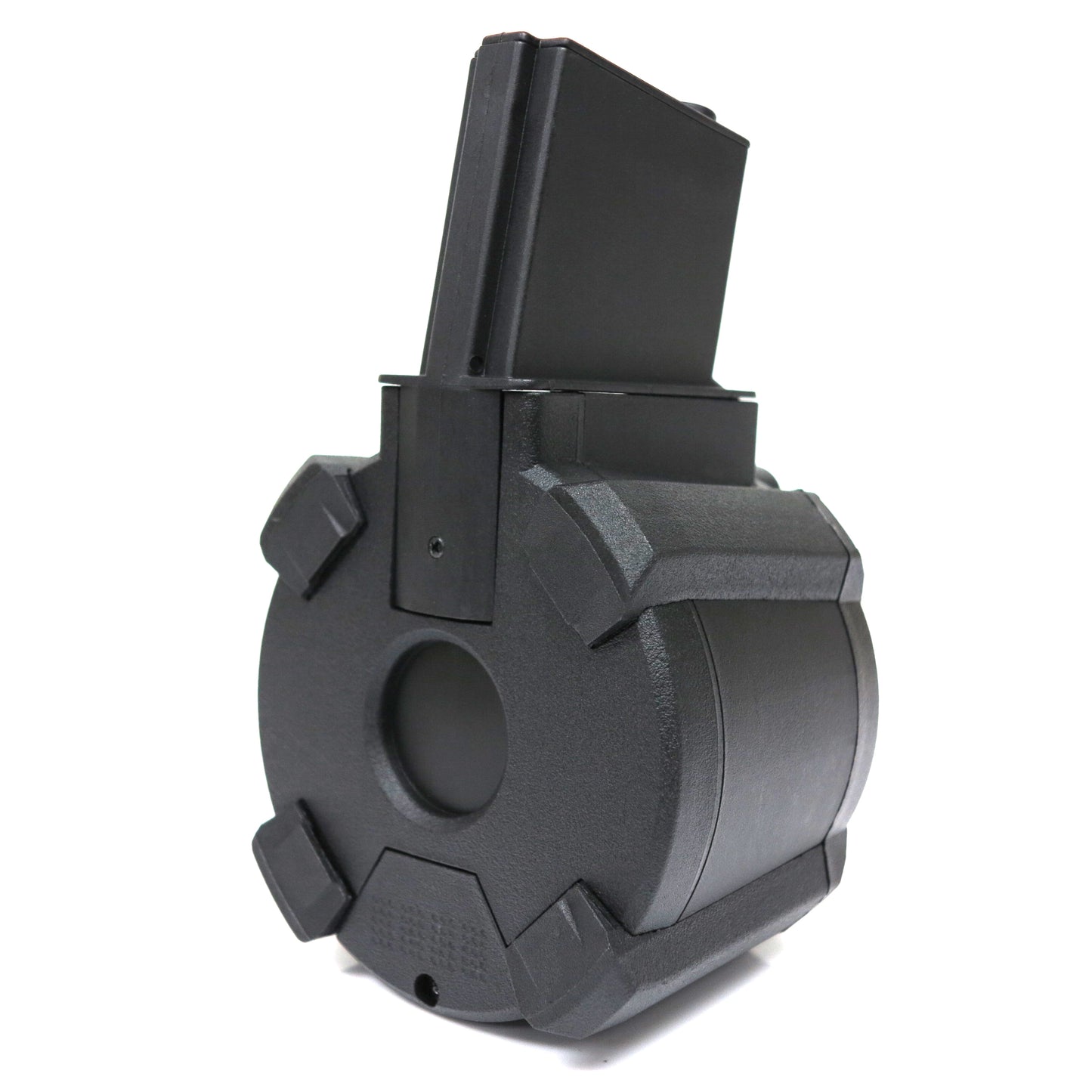 Battleaxe 1400rd Electric Drum Magazine for Tokyo Marui, G&P, CYMA, JG, Classic Army M4 / M16 Airsoft AEG (Black)