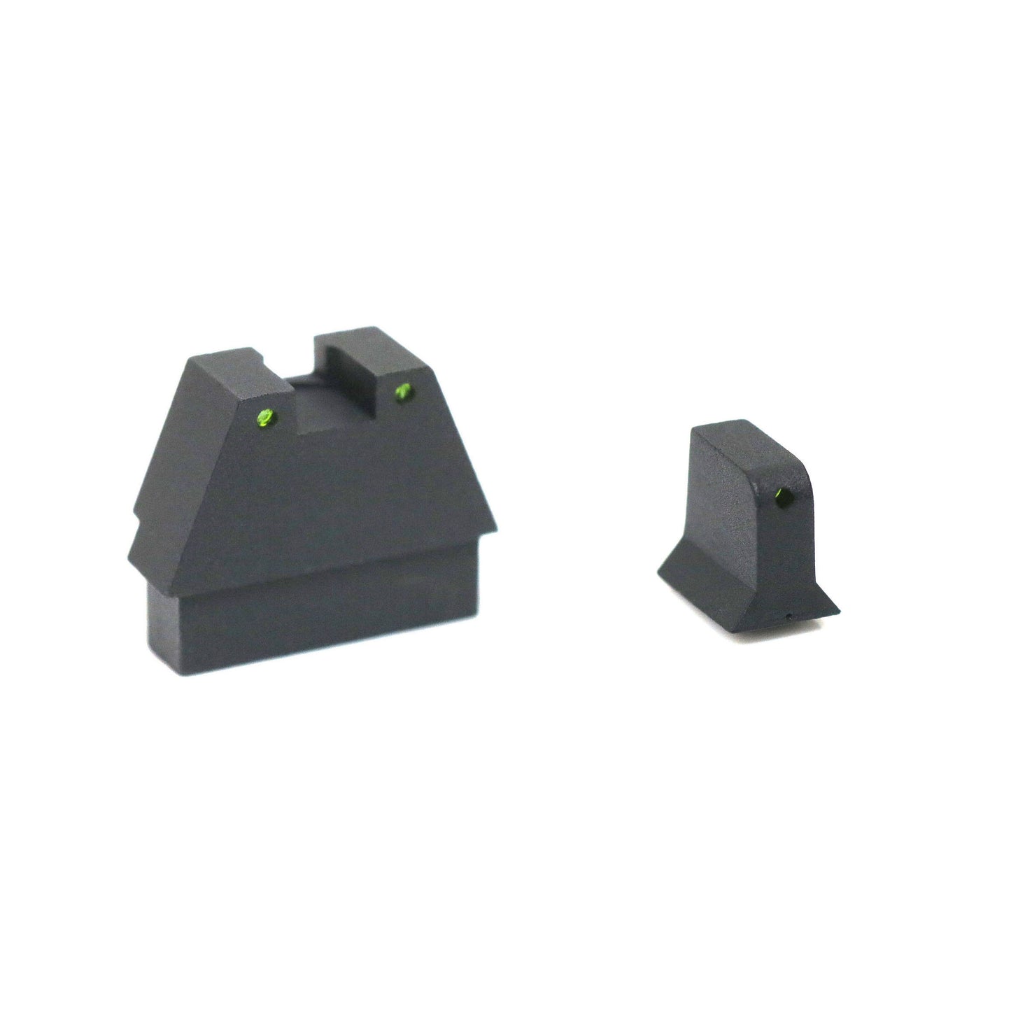 AW Custom VX Suppressor Height Sight Set for Armorer Works, Tokyo Marui, WE G17 Airsoft GBB (Black)