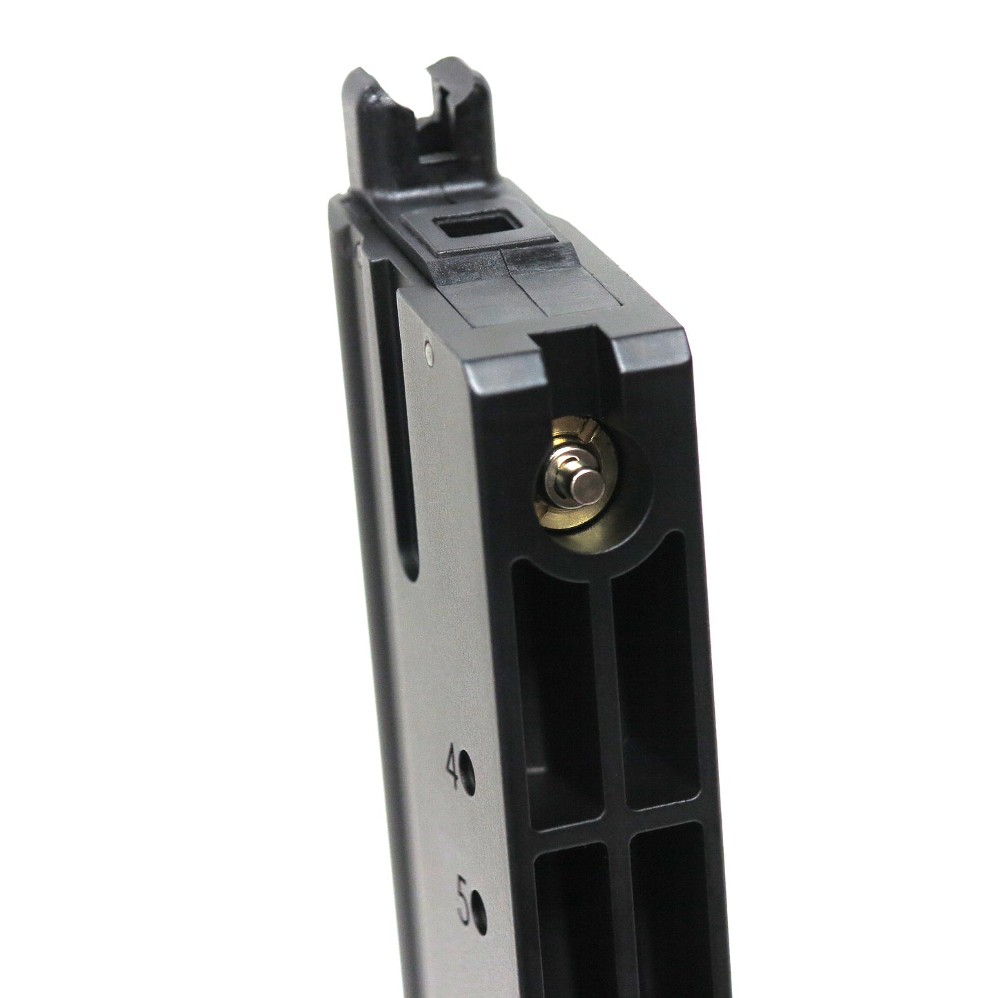 AW Custom 350rd Gas Drum Magazine for Cybergun (by WE) Desert Eagle .50AE & L6 .50AE Airsoft GBB (Black)