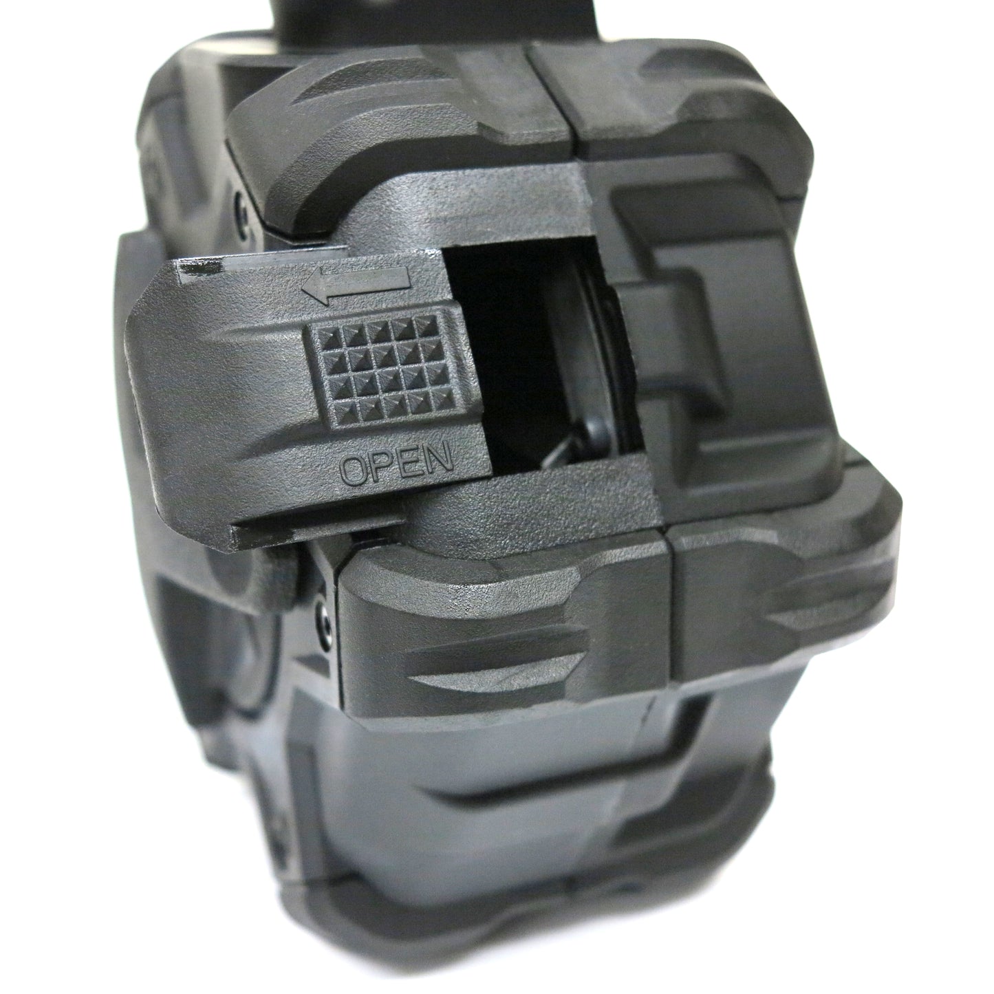 AW Custom 350rd Gas Drum Magazine for Cybergun (by WE) Desert Eagle .50AE & L6 .50AE Airsoft GBB (Black)