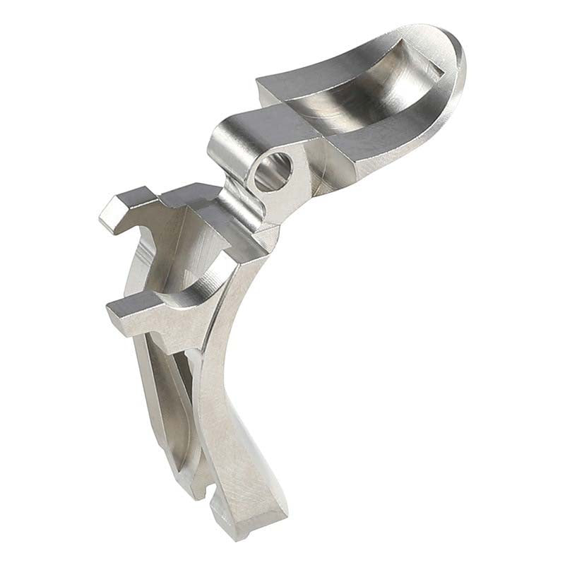 CowCow Match Grade Stainless Steel Grip Safety for Tokyo Marui Hi-Capa Airsoft GBB (Silver)
