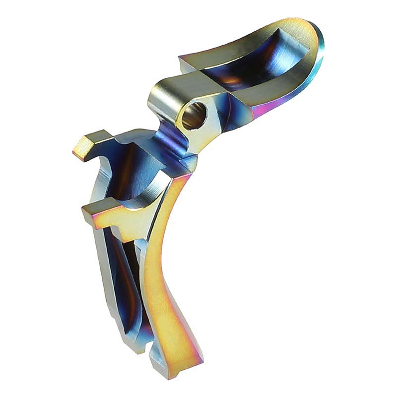 CowCow Match Grade Stainless Steel Grip Safety for Tokyo Marui Hi-Capa Airsoft GBB (Rainbow)