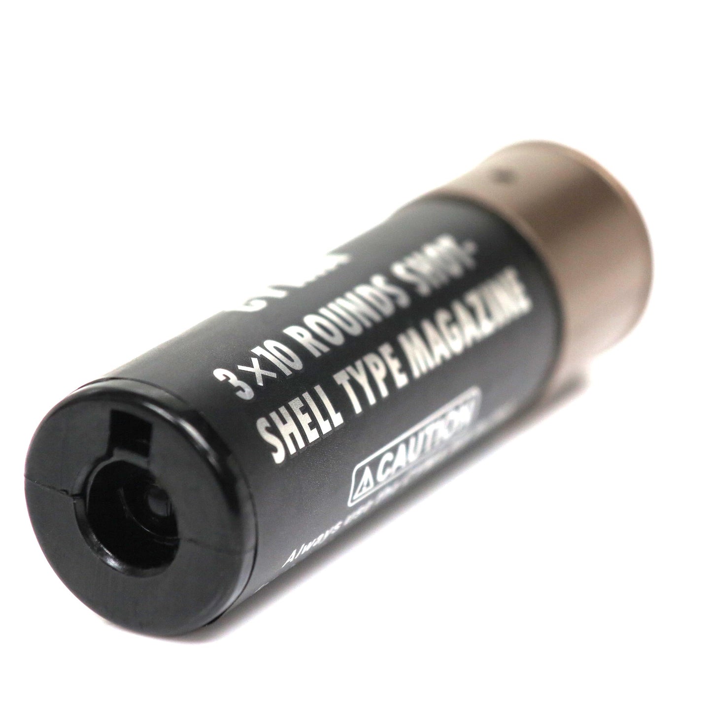 CYMA 6pcs Pack 30rd Shotgun Shell for CYMA, Tokyo Marui, Double Eagle M870 Airsoft Shotgun (Black)