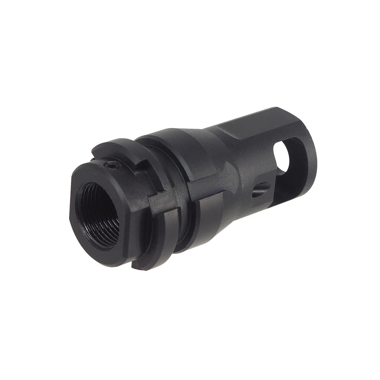 PTS Dead Air KeyMicro Muzzle Brake for Airsoft AEG GBB (-14mm CCW / Black)