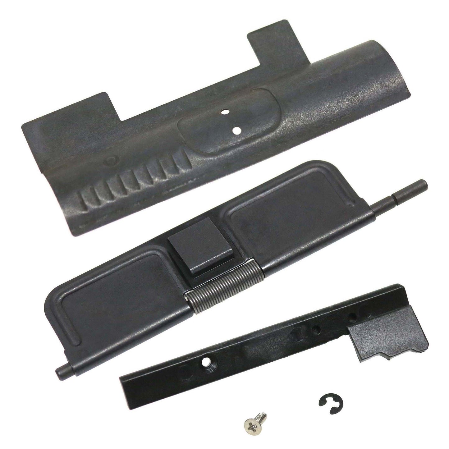 G&P Steel Dust Cover & Bolt Cover Set for G&P M4 / M16 Airsoft AEG Metal Receiver (Black)