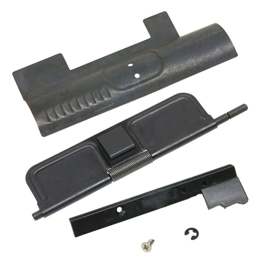G&P Steel Dust Cover & Bolt Cover Set for G&P M4 / M16 Airsoft AEG Metal Receiver (Black)