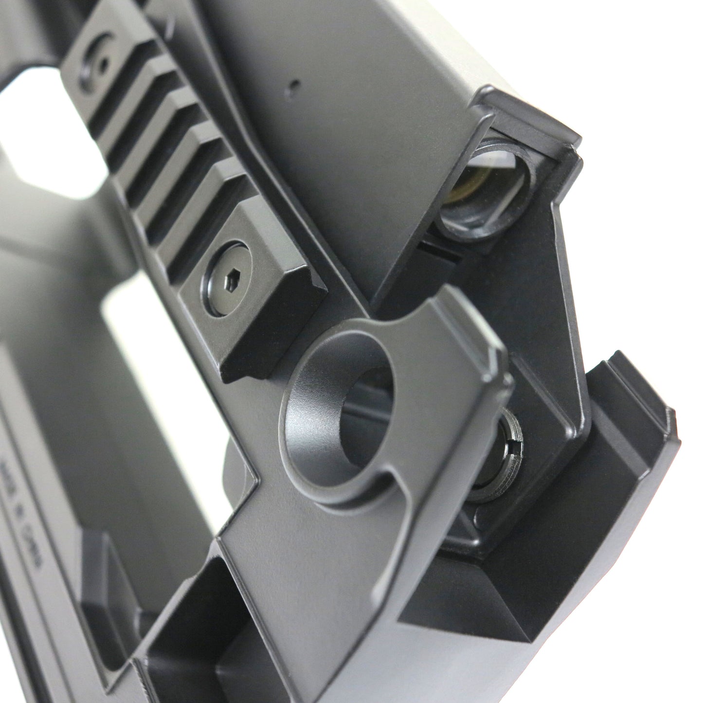 CYMA Upper Receiver with Red Dot Sight for CYMA, Tokyo Marui, Classic Army P90 Airsoft AEG (Black)