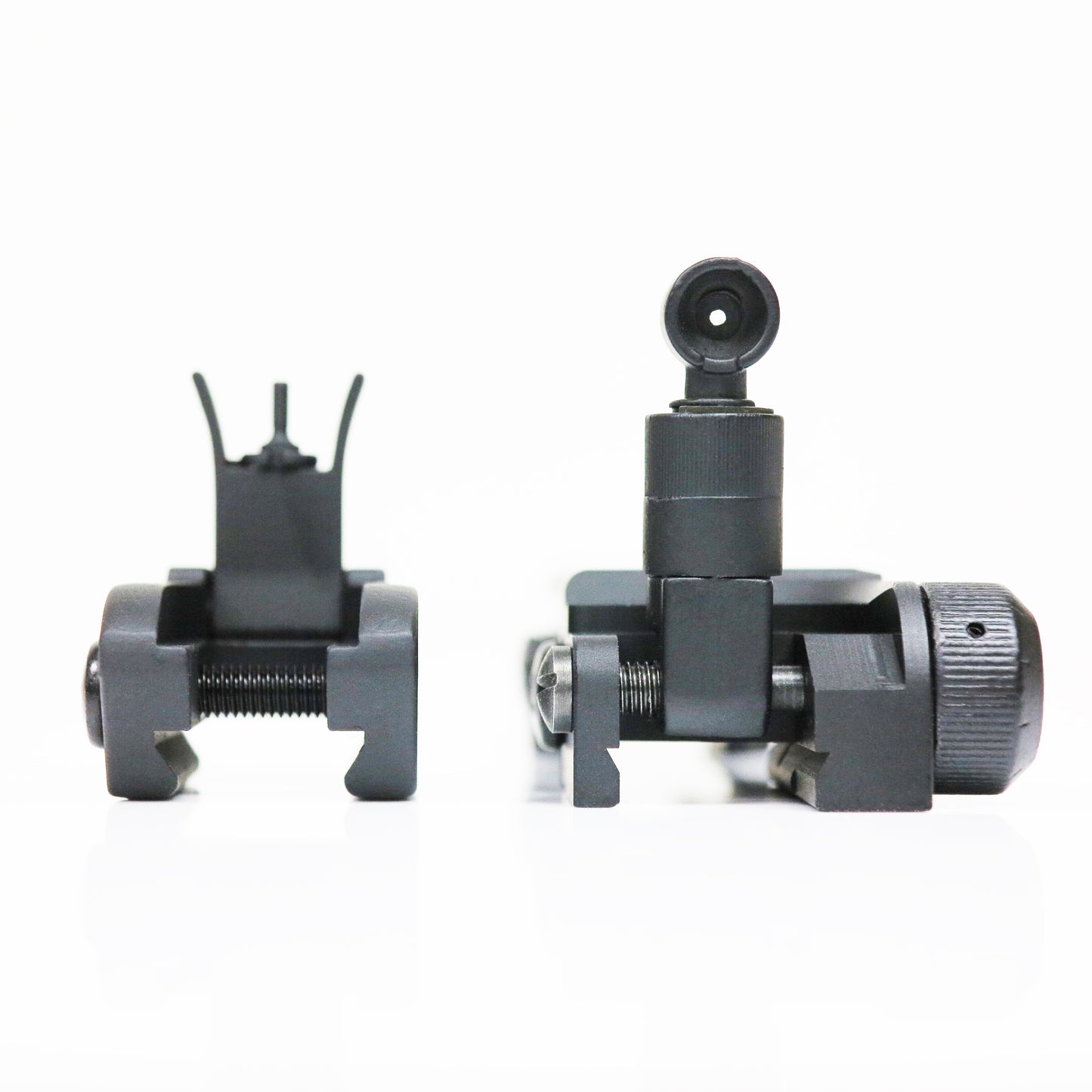 Double Bell Flip Up Front and Rear Sight Set for G36 Airsoft AEG GBB (Black)