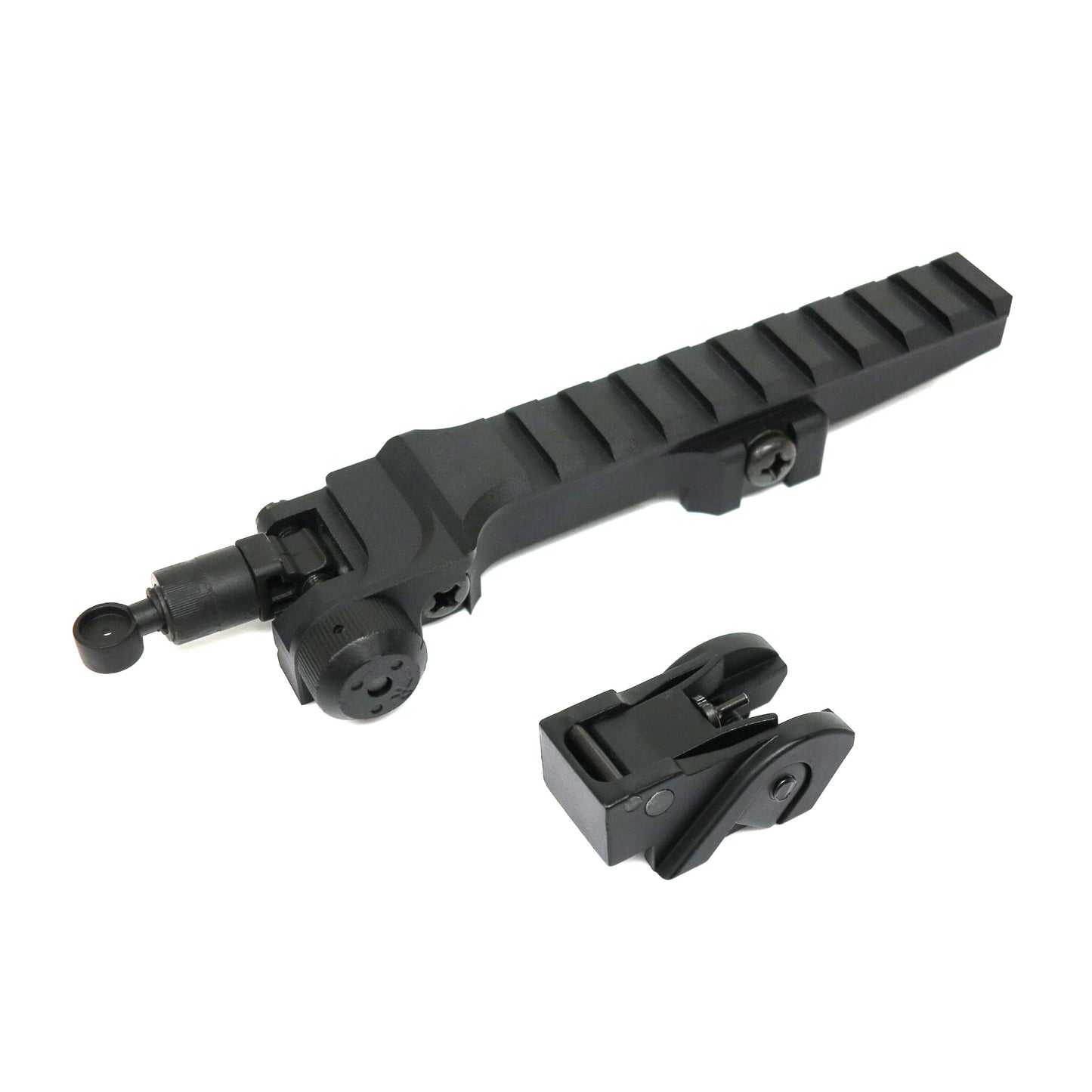 Double Bell Flip Up Front and Rear Sight Set for G36 Airsoft AEG GBB (Black)