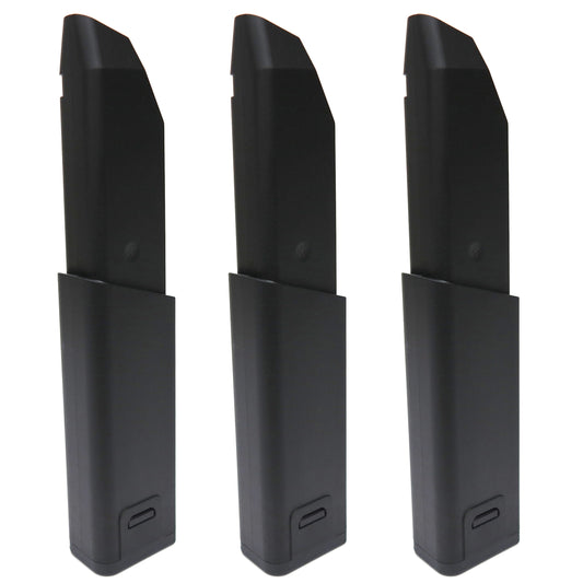 KRYTAC 3pcs 95rd Mid-Cap Magazine for KRYTAC KRISS Vector Airsoft AEG (Black)