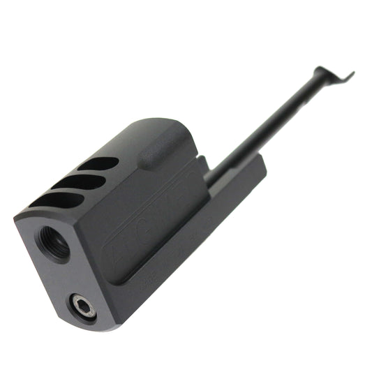 Madbull Hitman M9A1 Compensator for SOCOM GEAR, WE, KJ Works M9A1 Airsoft GBB (Black)