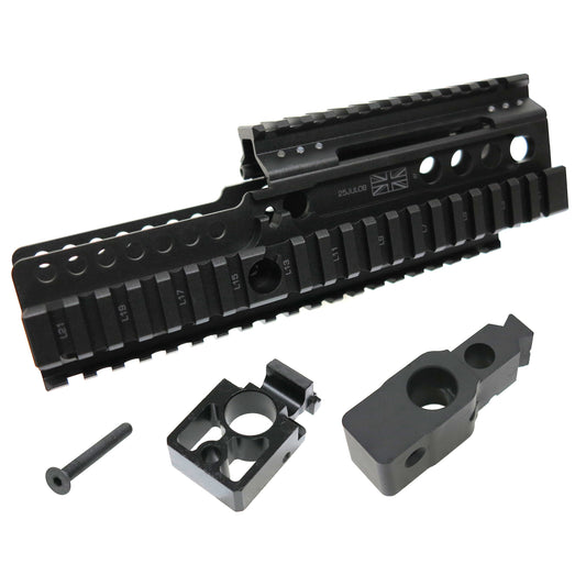 WE Daniel Defense Licensed L85 RIS Handguard for WE L85 Airsoft GBB (Black)