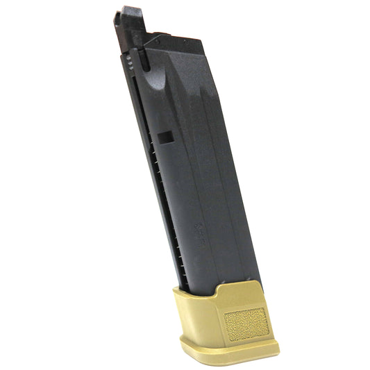 SIG Sauer ProForce 25rd Gas Magazine for VFC / SIG AIR P320 M17 Airsoft GBB (Tan)